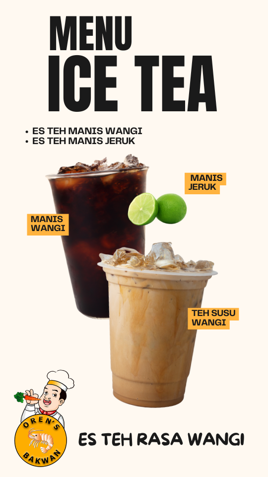 Es Teh Manis Jeruk - Gambar 1